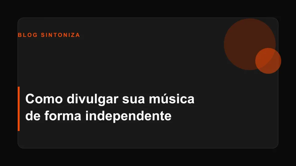 Músico independente divulgando lançamento pelo celular em casa