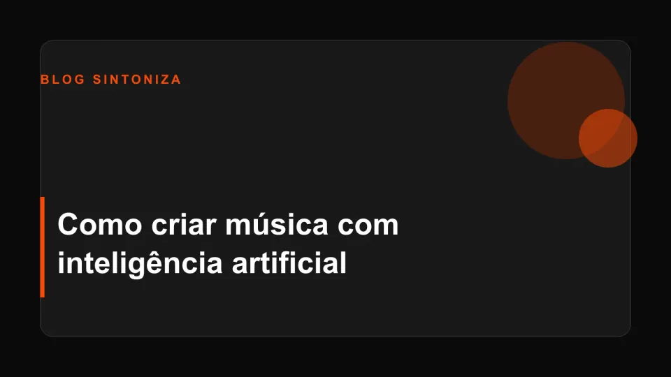 Produtor musical usando ferramentas de inteligência artificial no estúdio